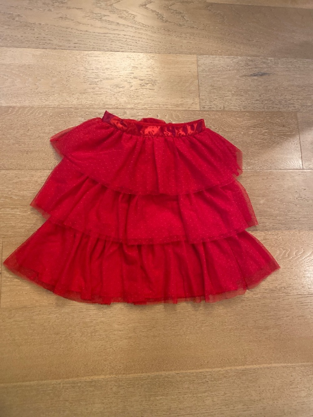 Janie and Jack red skirt size 8